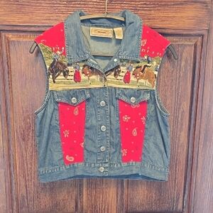 RHYTHM BLUE WESTERN BOHEMIAN VEST